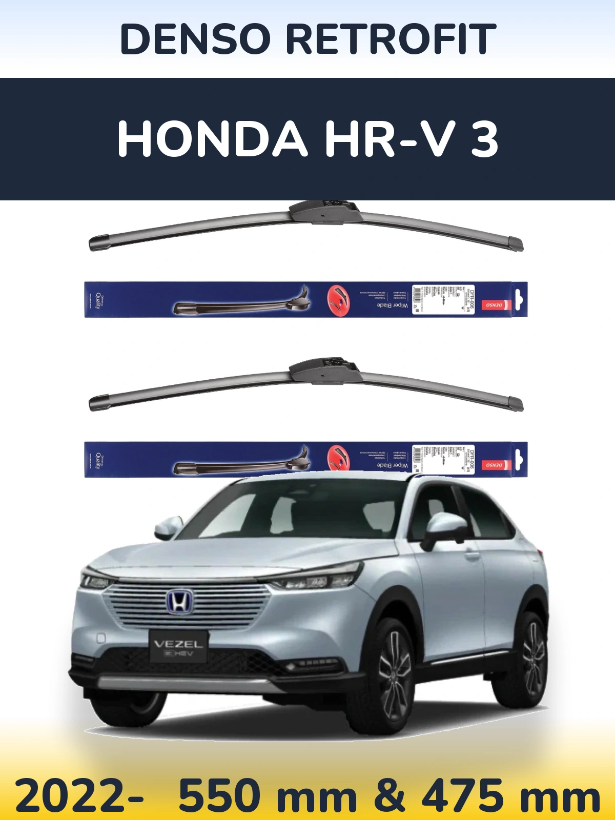 Ștergătoare Denso Retrofit pentru Honda HR-V 3