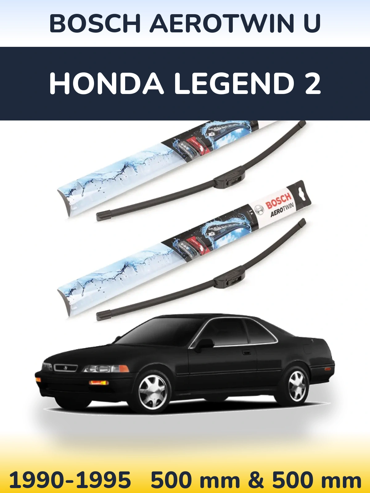 Ștergătoare BOSCH AeroTwin U pentru Honda Legend 2