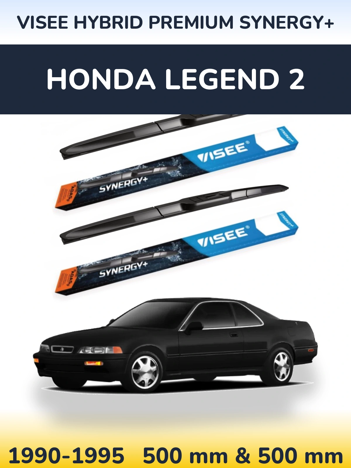 Ștergătoare VISEE HYBRID PREMIUM SYNERGY+ pentru Honda Legend 2