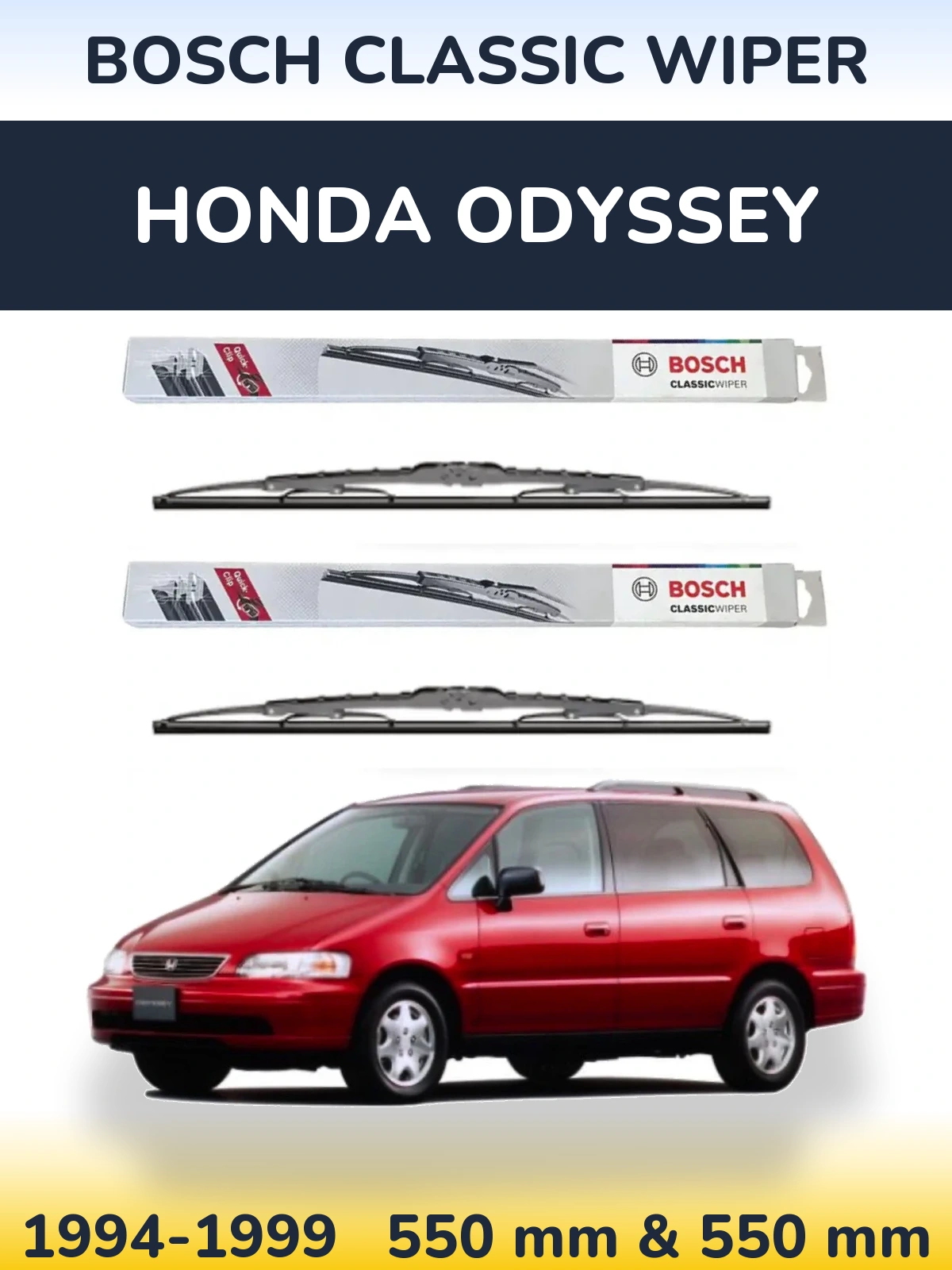 Ștergătoare BOSCH Classic Wiper pentru Honda Odyssey