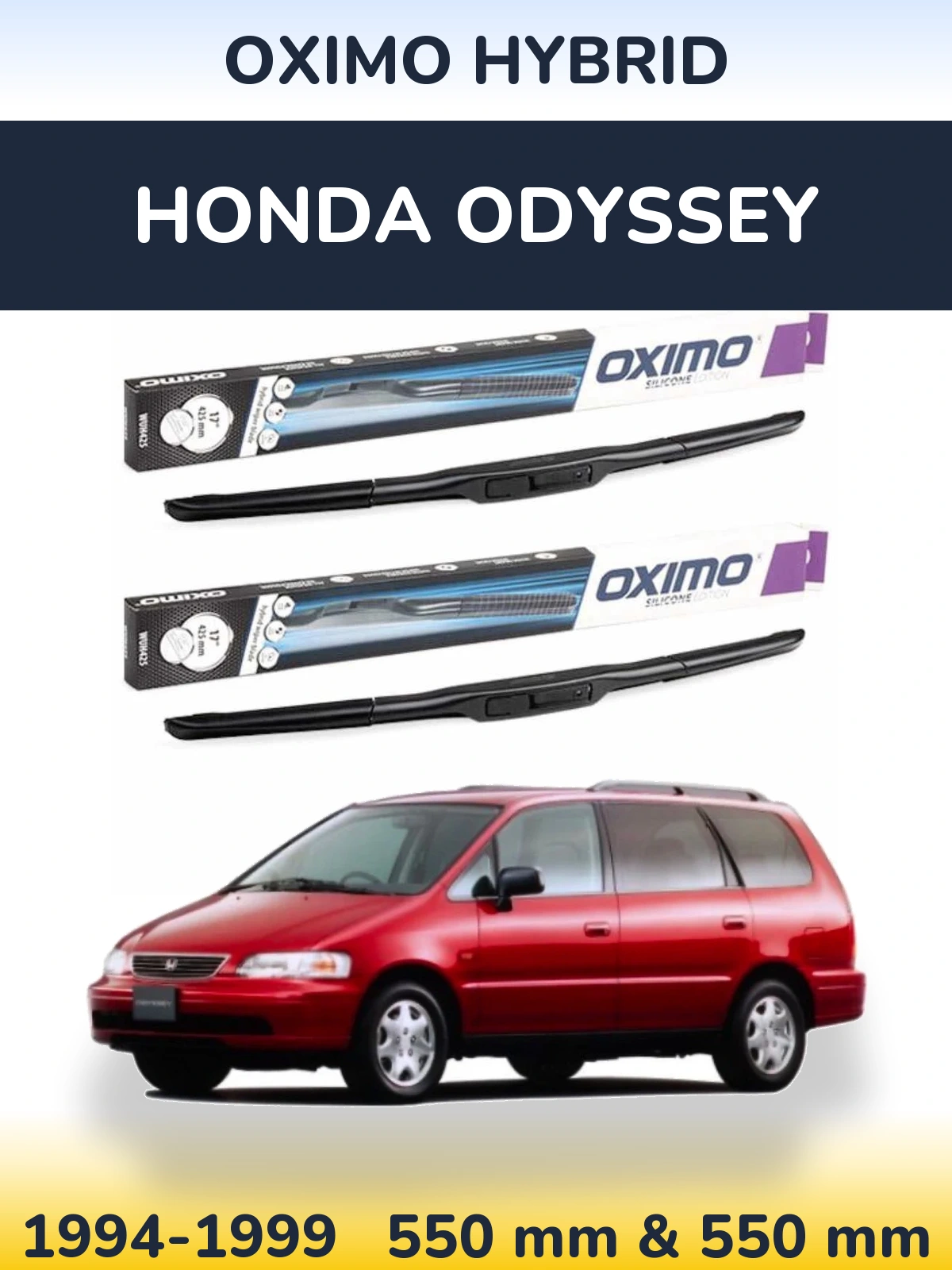 Ștergătoare Oximo Hybrid pentru Honda Odyssey