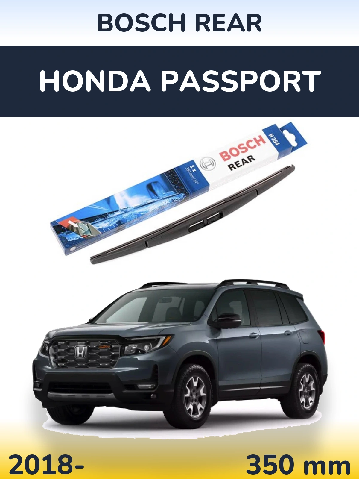 Ștergătoare BOSCH Rear pentru Honda Passport