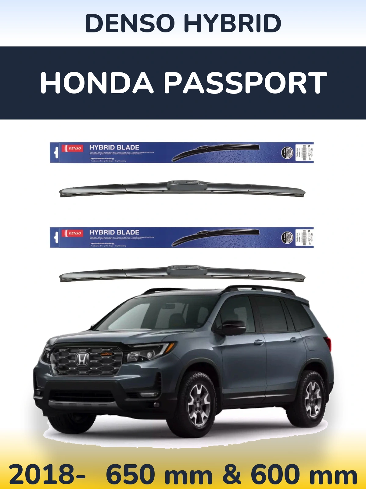 Ștergătoare Denso Hybrid pentru Honda Passport