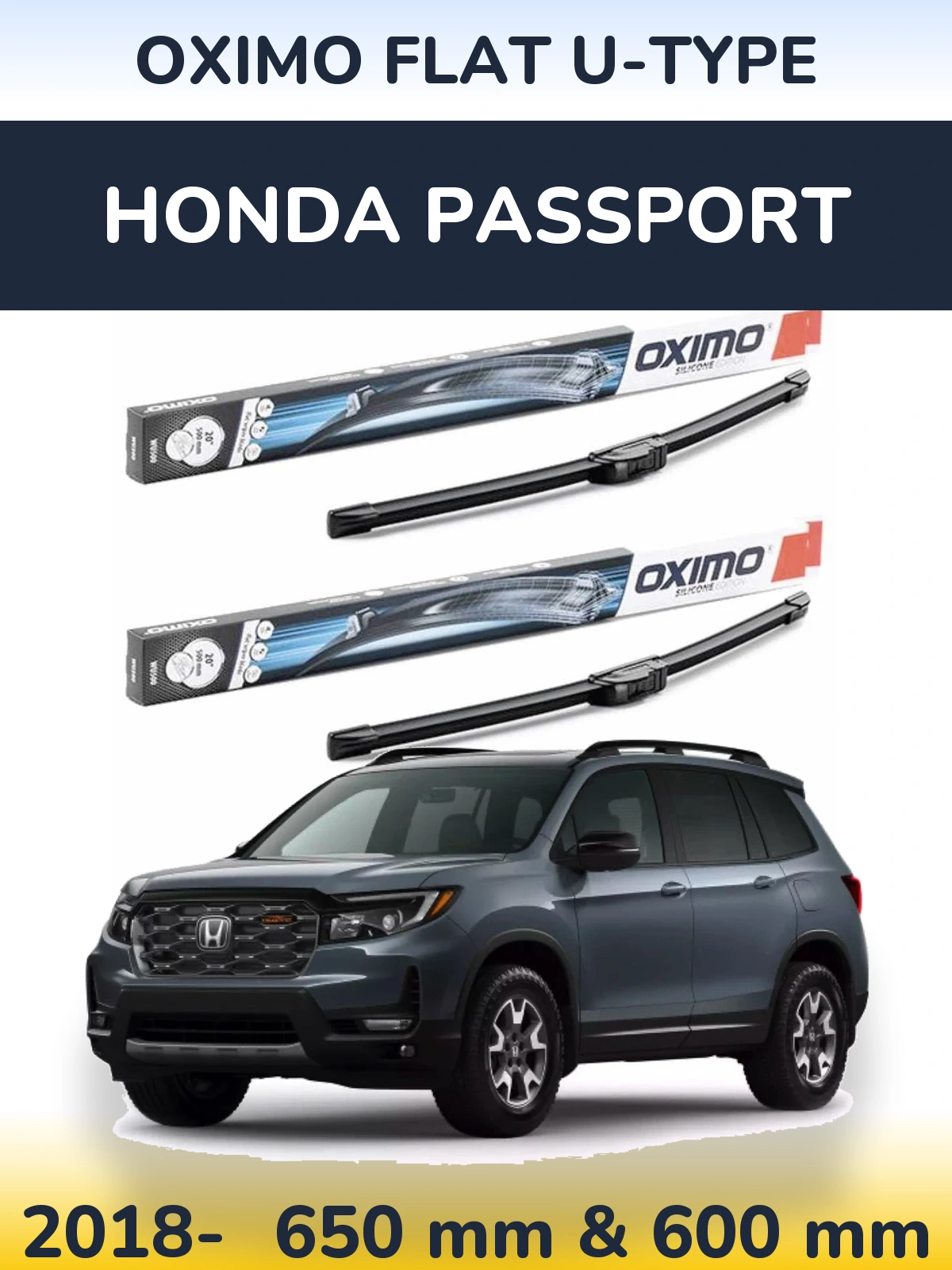 Ștergătoare Oximo Flat U-type pentru Honda Passport