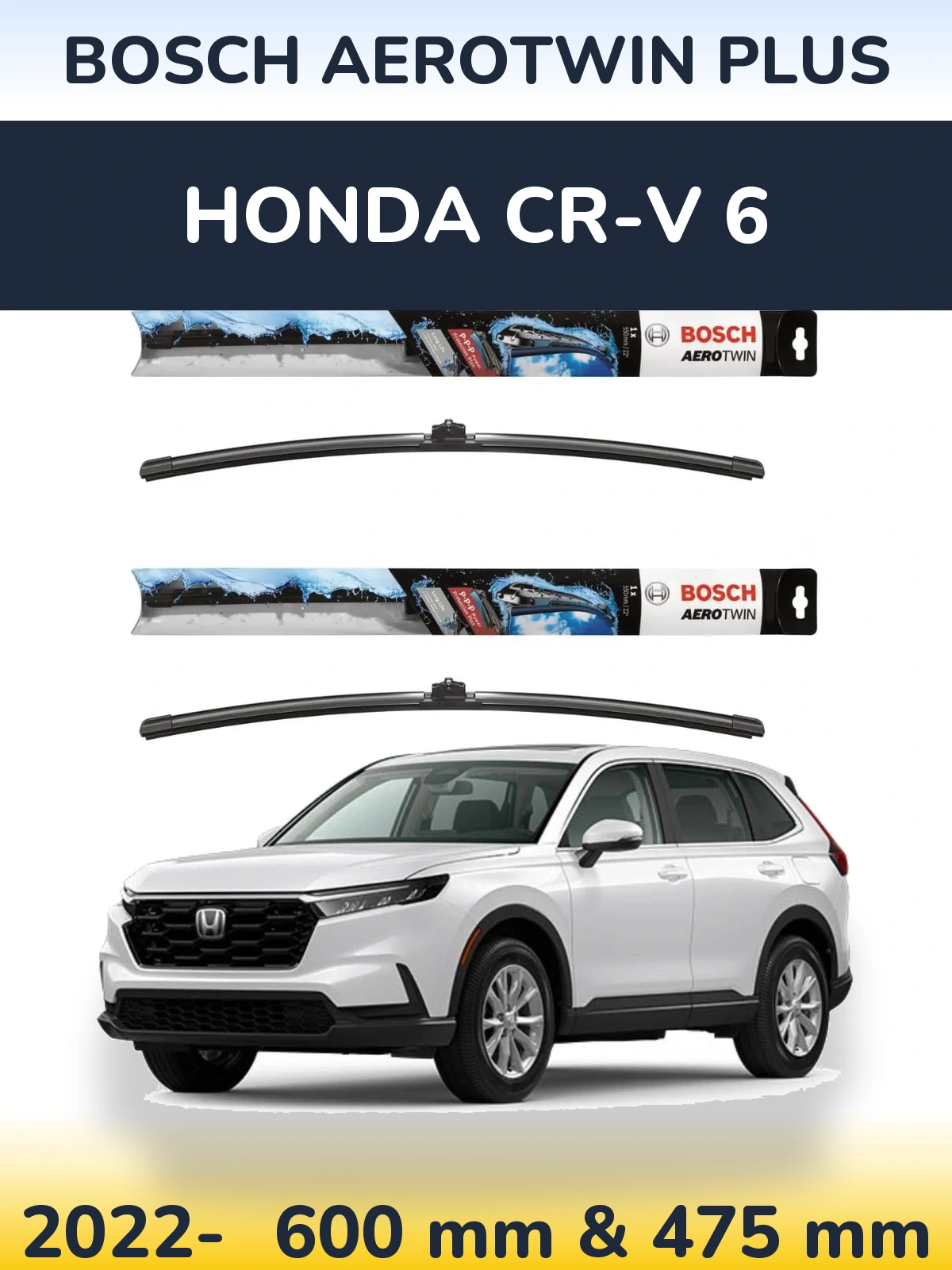 Ștergătoare BOSCH AeroTwin Plus pentru Honda CR-V 6