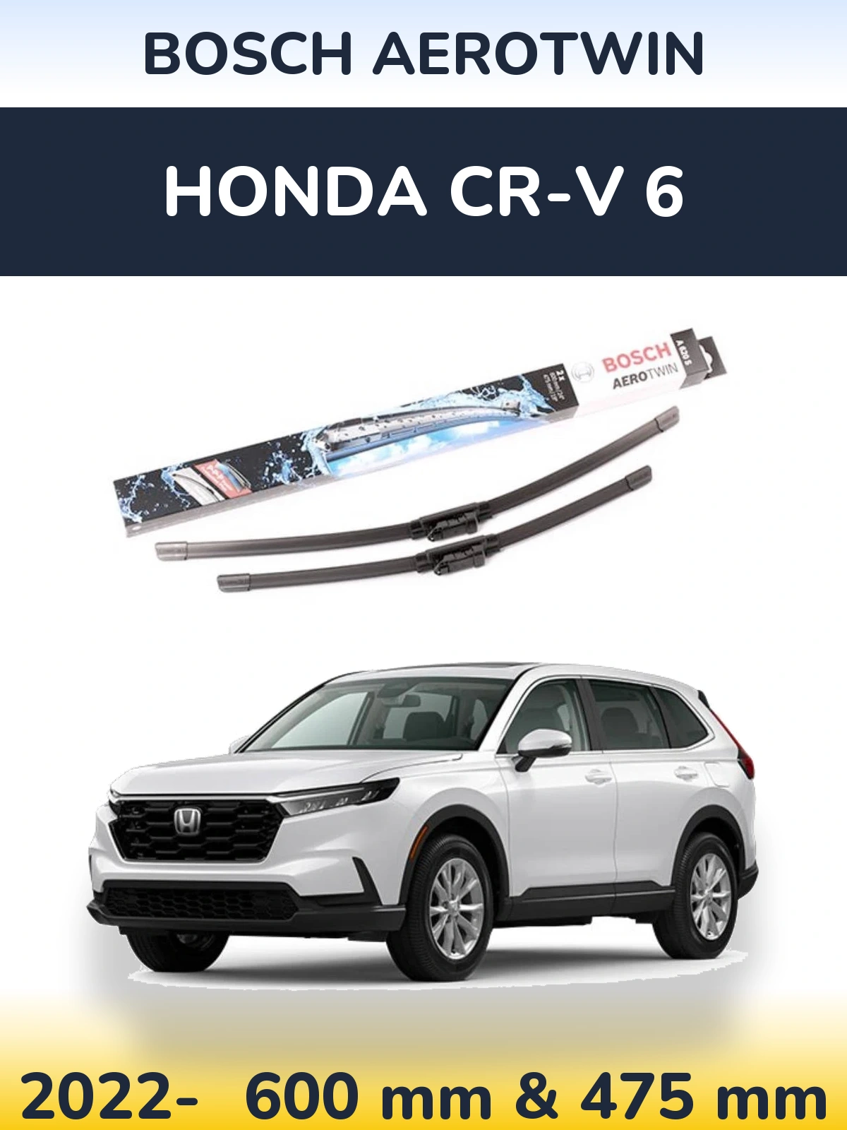 Ștergătoare BOSCH AeroTwin pentru Honda CR-V 6