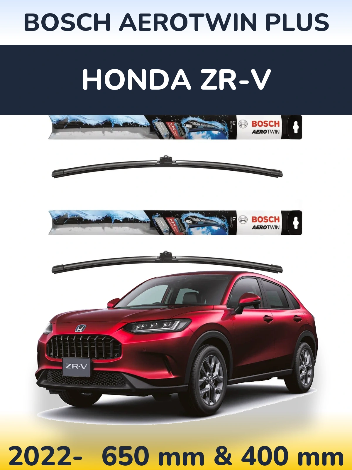 Ștergătoare BOSCH AeroTwin Plus pentru Honda ZR-V