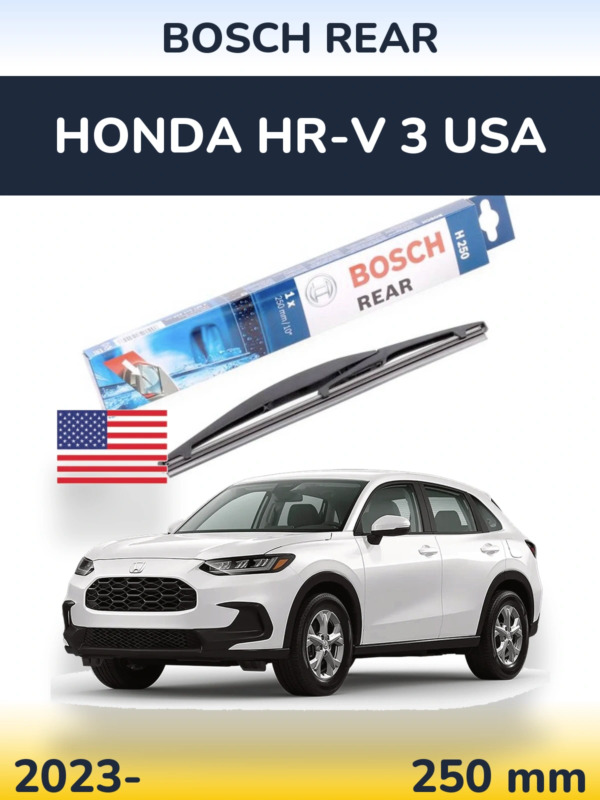 Ștergătoare BOSCH Rear pentru Honda HR-V 3 USA