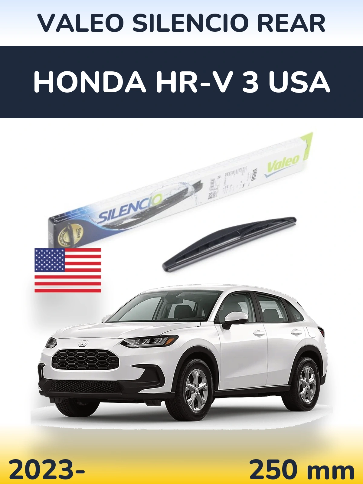 Ștergătoare Valeo Silencio Rear pentru Honda HR-V 3 USA