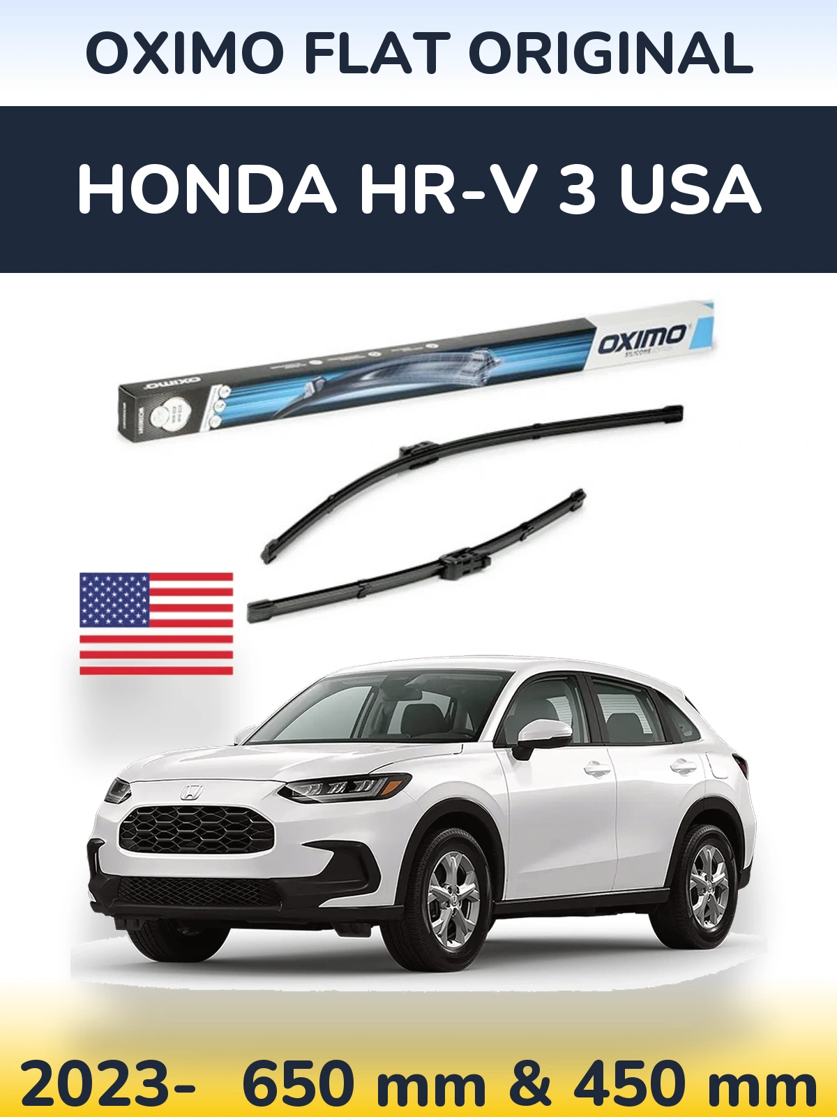Ștergătoare Oximo Flat Original pentru Honda HR-V 3 USA
