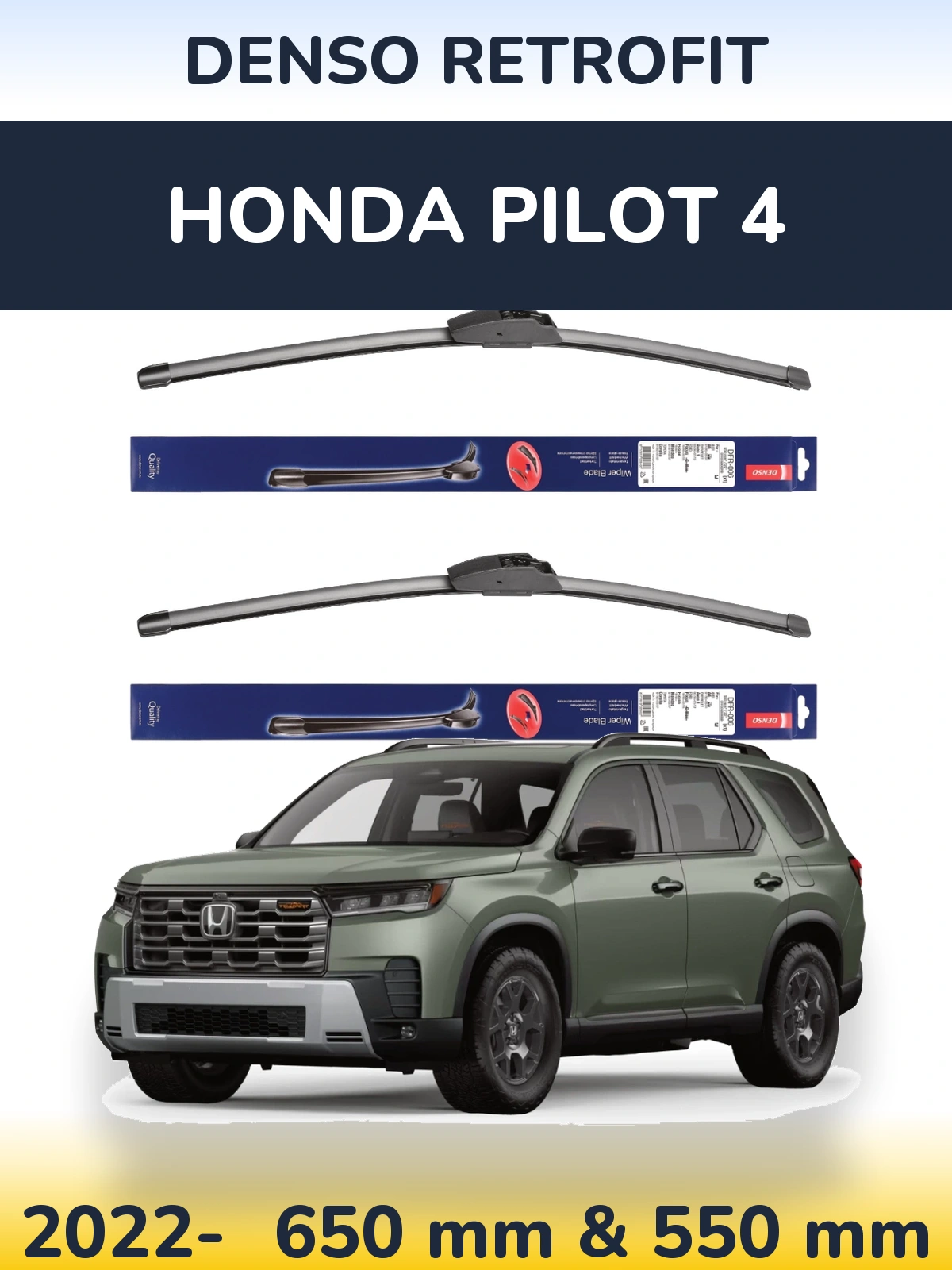 Ștergătoare Denso Retrofit pentru Honda Pilot 4