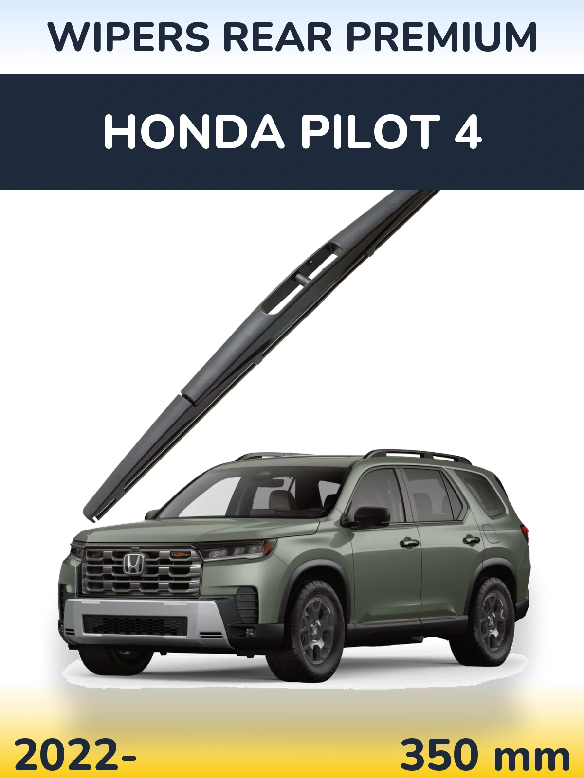 Ștergătoare WIPERS REAR PREMIUM pentru Honda Pilot 4