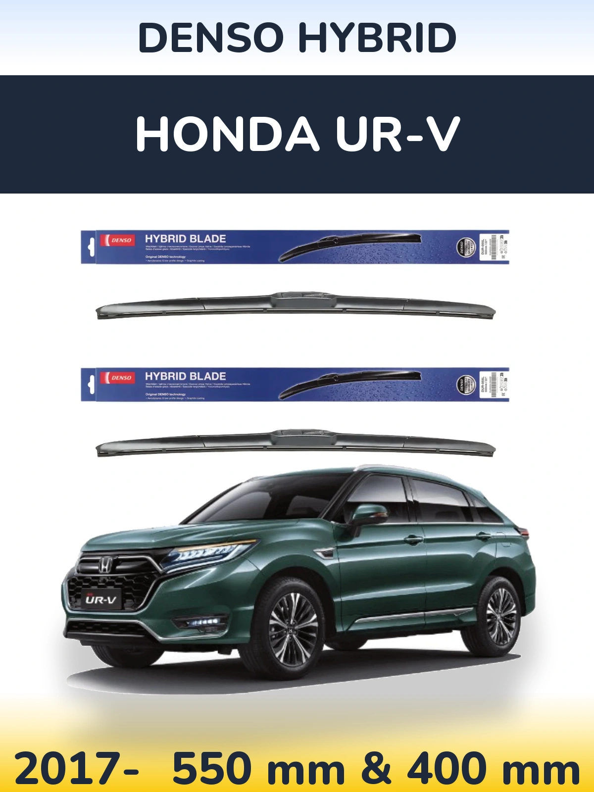 Ștergătoare Denso Hybrid pentru Honda UR-V