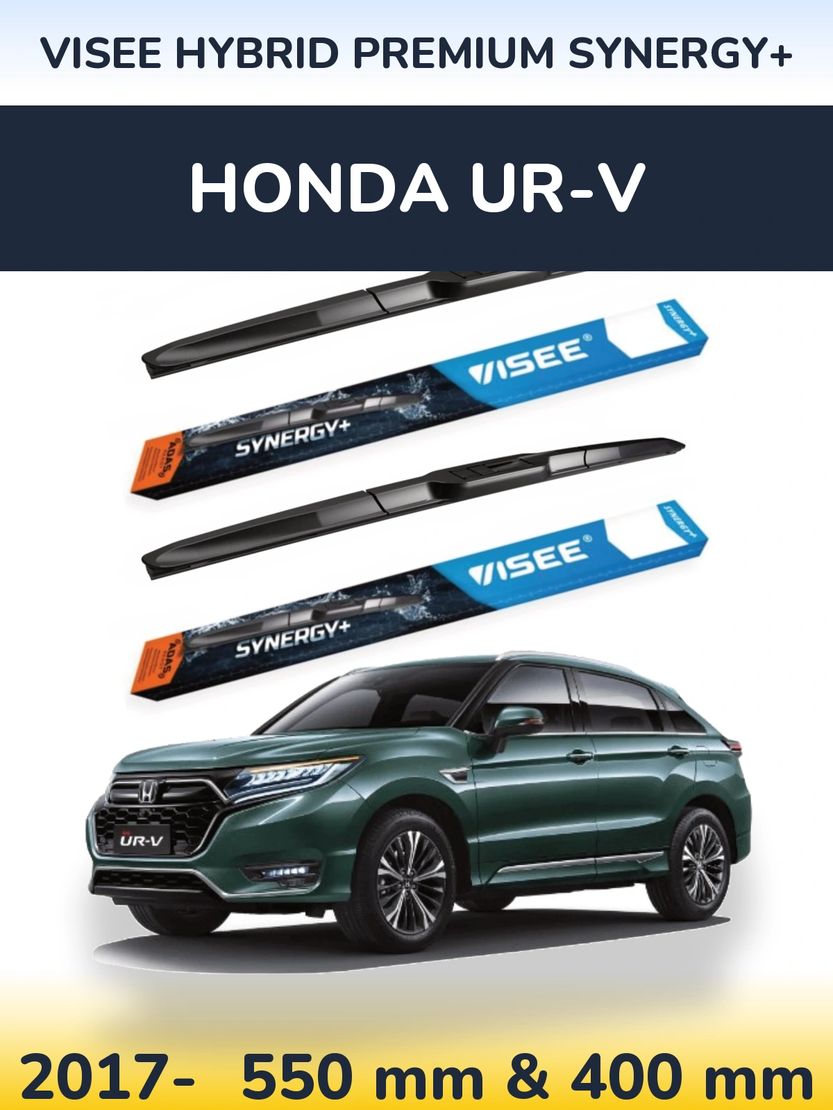 Ștergătoare VISEE HYBRID PREMIUM SYNERGY+ pentru Honda UR-V