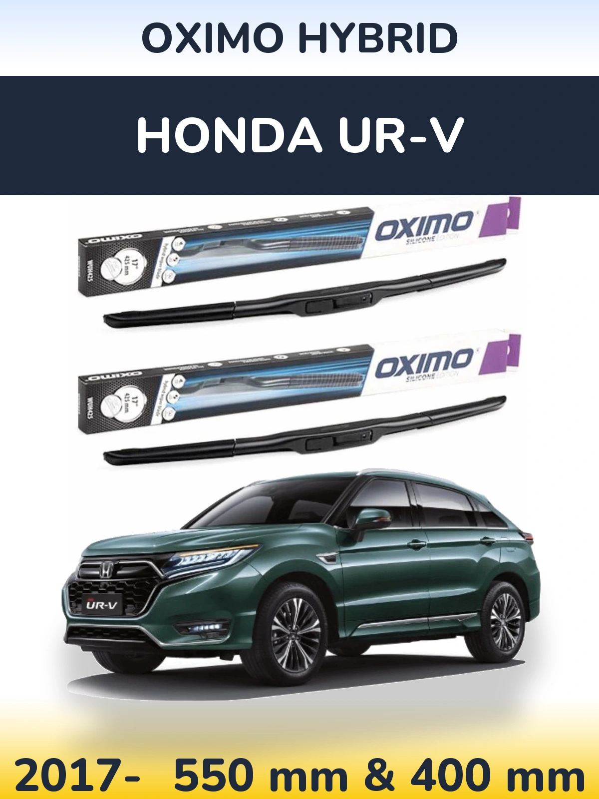 Ștergătoare Oximo Hybrid pentru Honda UR-V