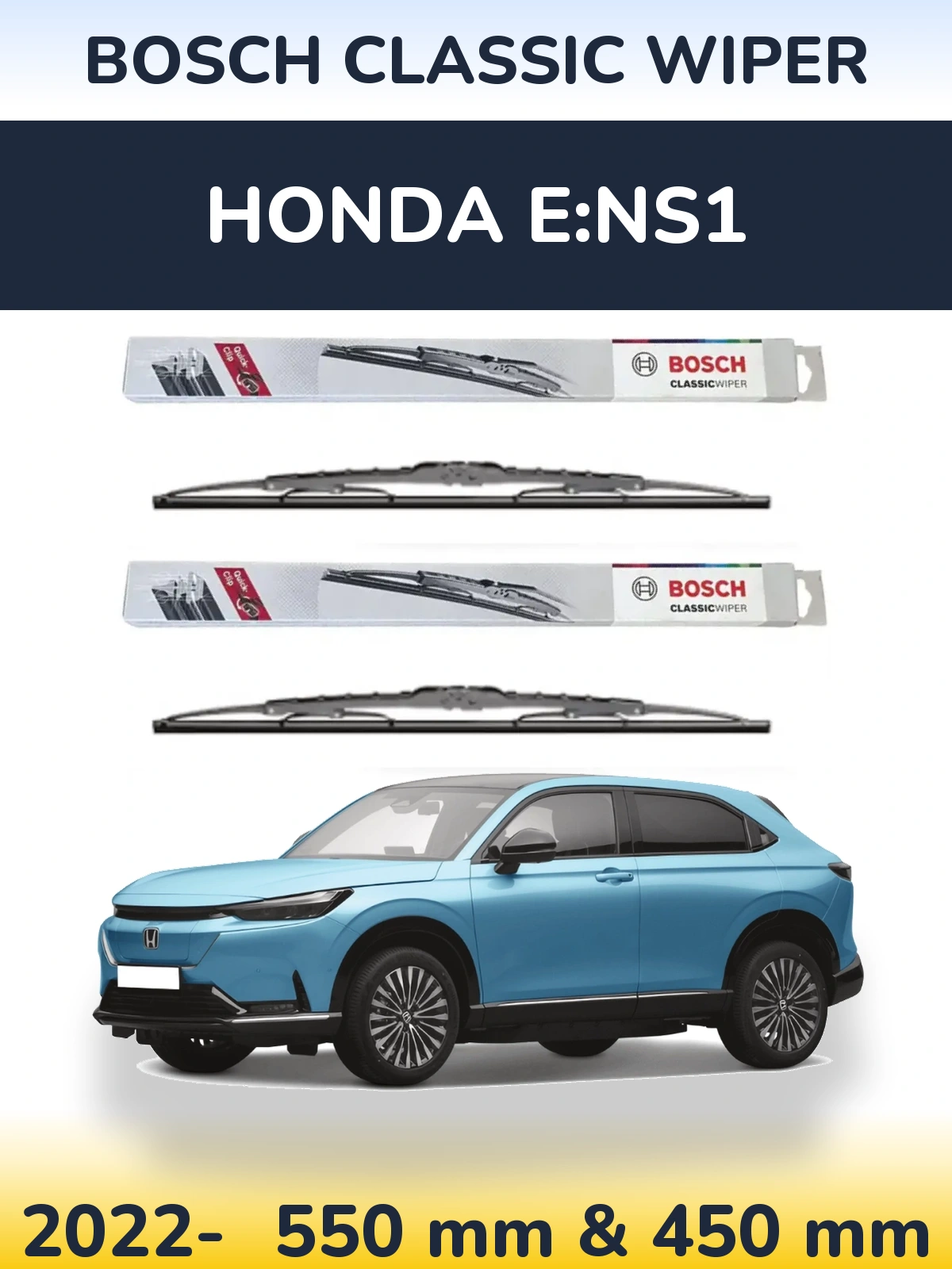 Ștergătoare BOSCH Classic Wiper pentru Honda e:NS1