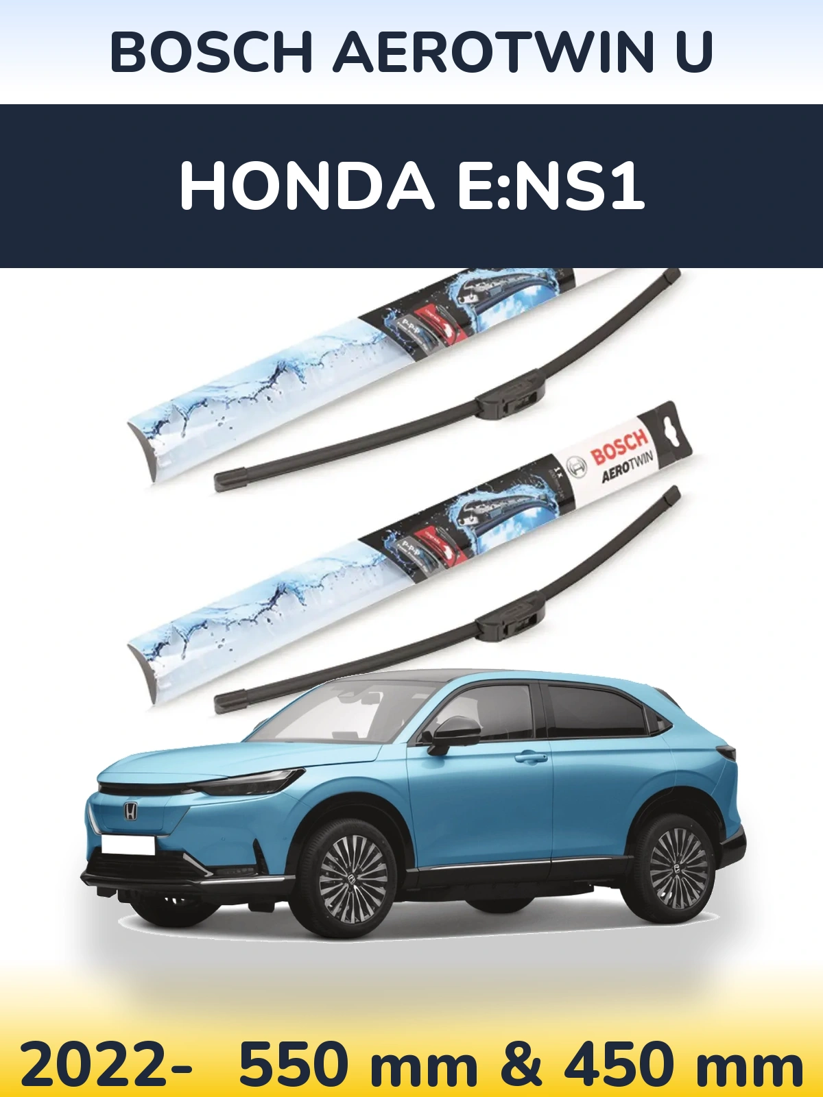 Ștergătoare BOSCH AeroTwin U pentru Honda e:NS1