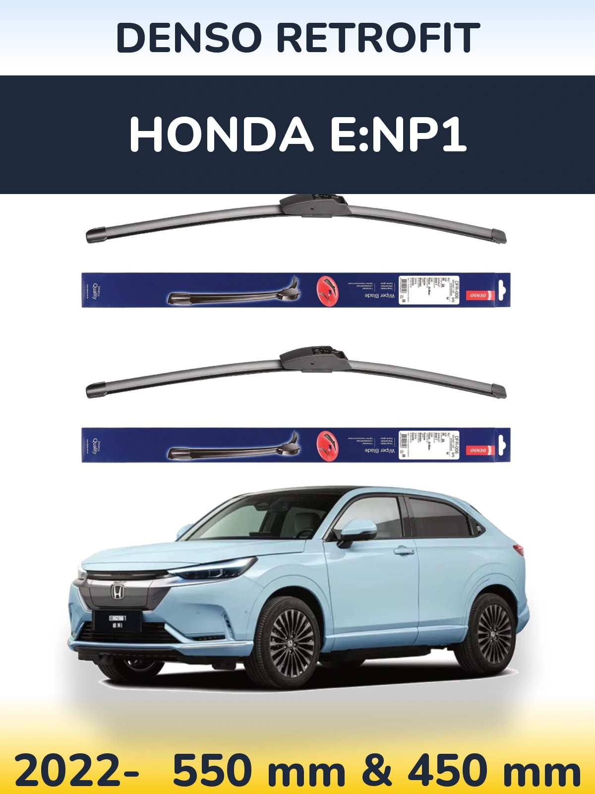 Ștergătoare Denso Retrofit pentru Honda e:NP1