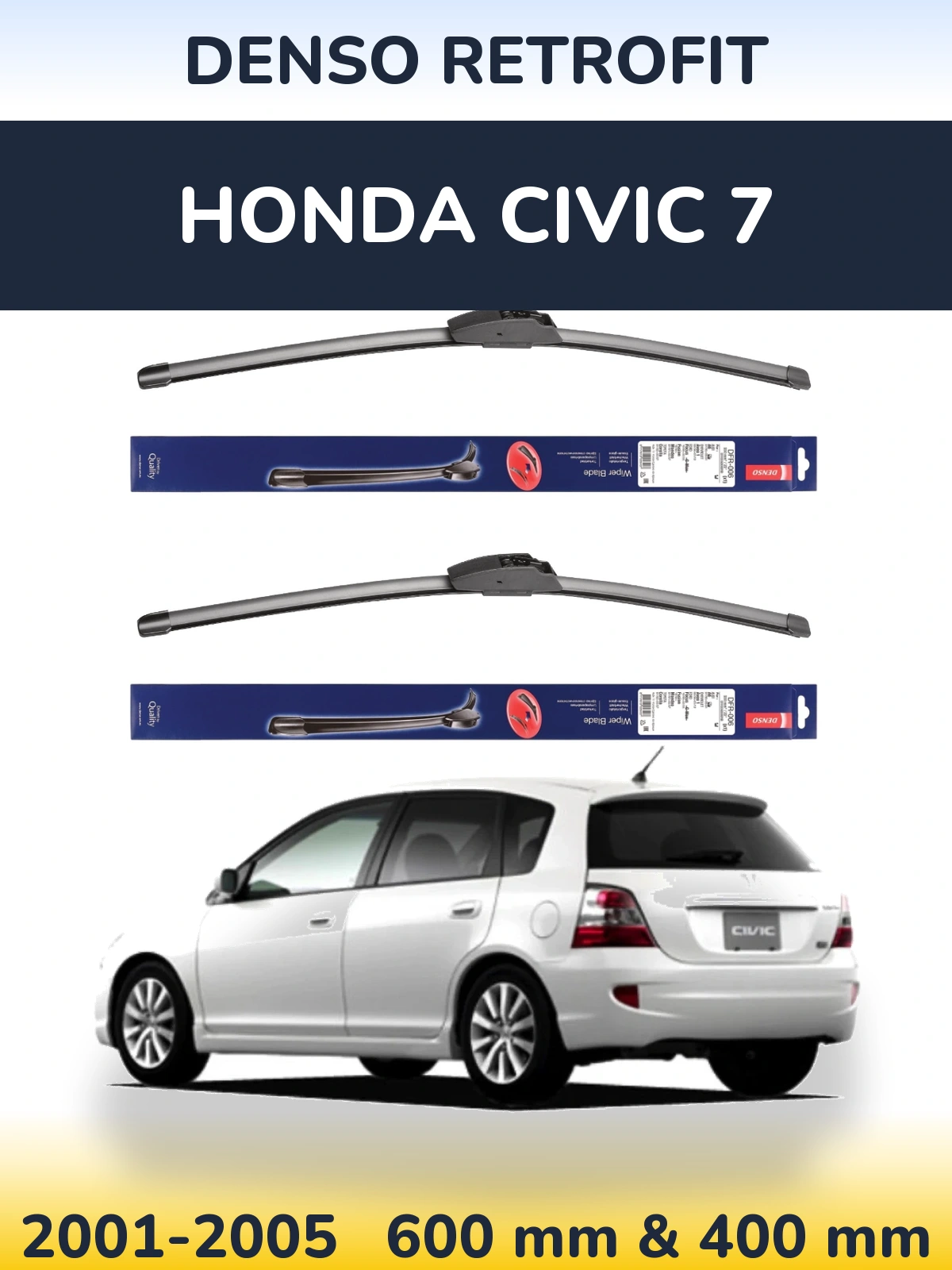 Ștergătoare Denso Retrofit pentru Honda Civic 7