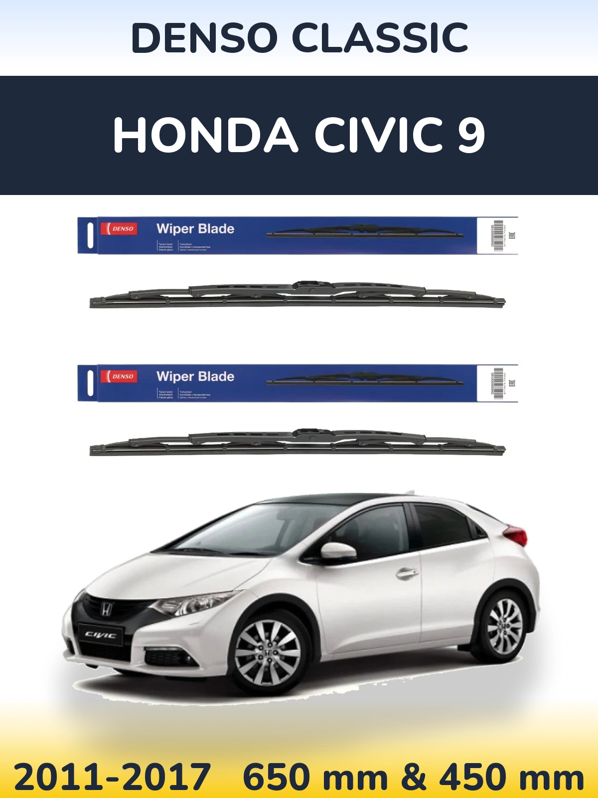 Ștergătoare Denso Classic pentru Honda Civic 9