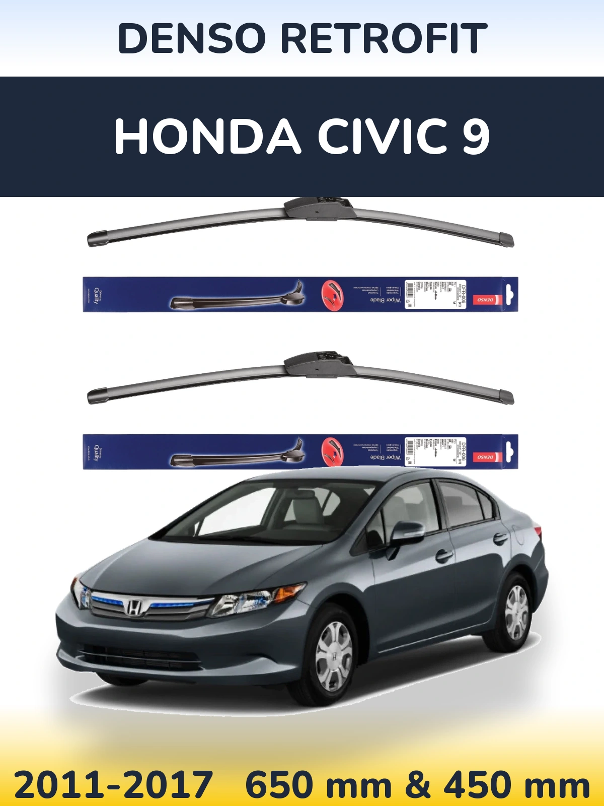 Ștergătoare Denso Retrofit pentru Honda Civic 9