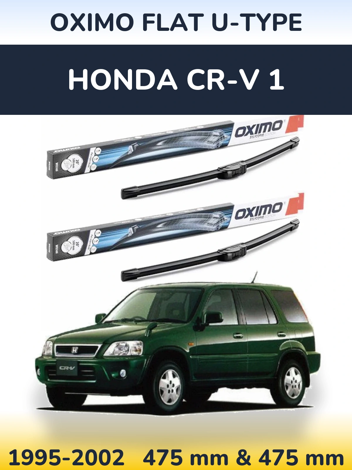 Ștergătoare Oximo Flat U-type pentru Honda CR-V 1
