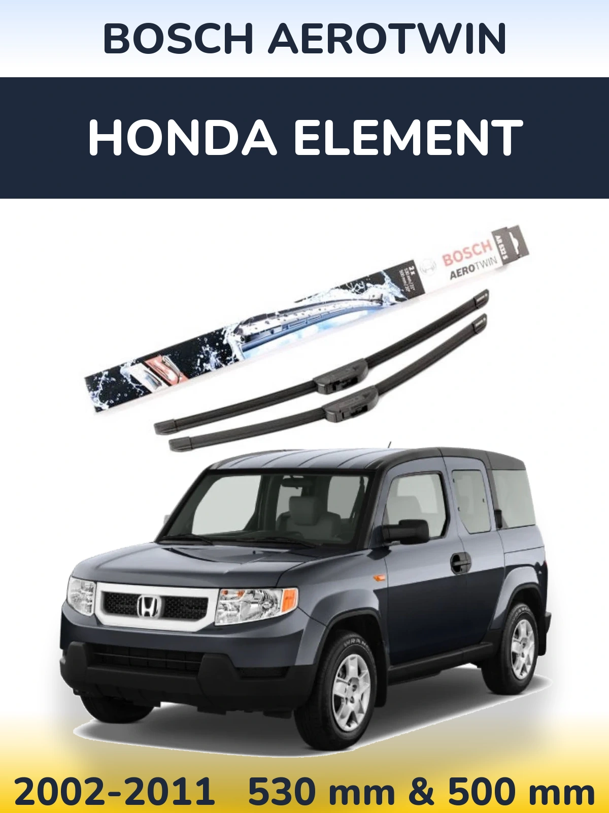 Ștergătoare BOSCH AeroTwin pentru Honda Element