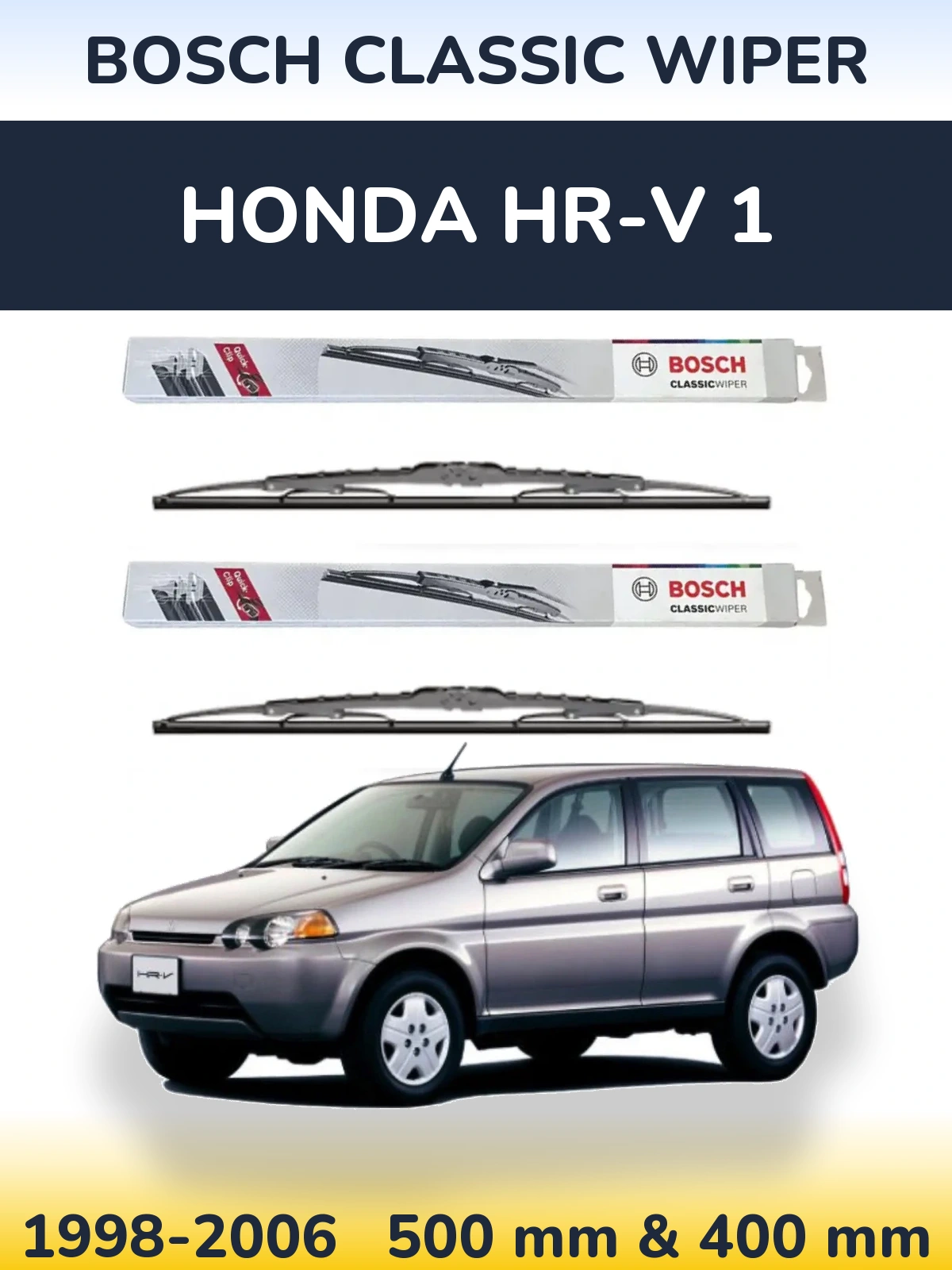 Ștergătoare BOSCH Classic Wiper pentru Honda HR-V 1