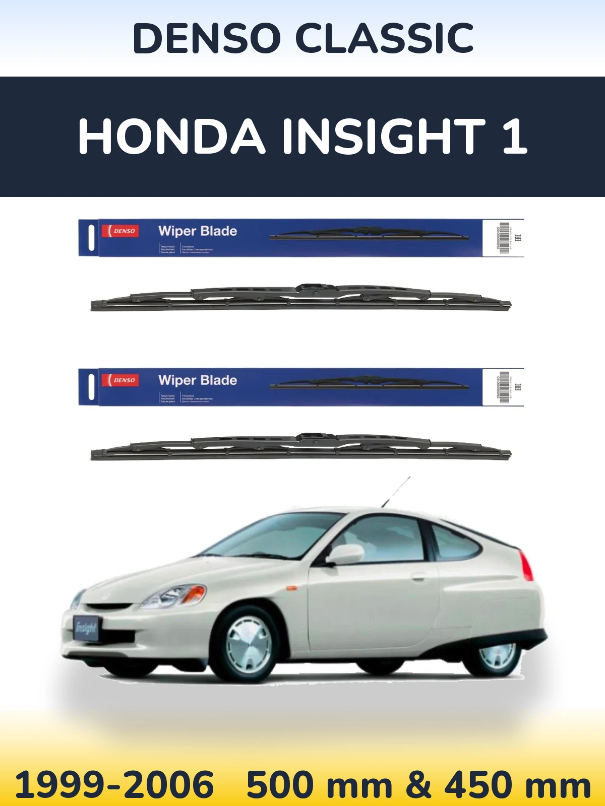 Ștergătoare Denso Classic pentru Honda Insight 1