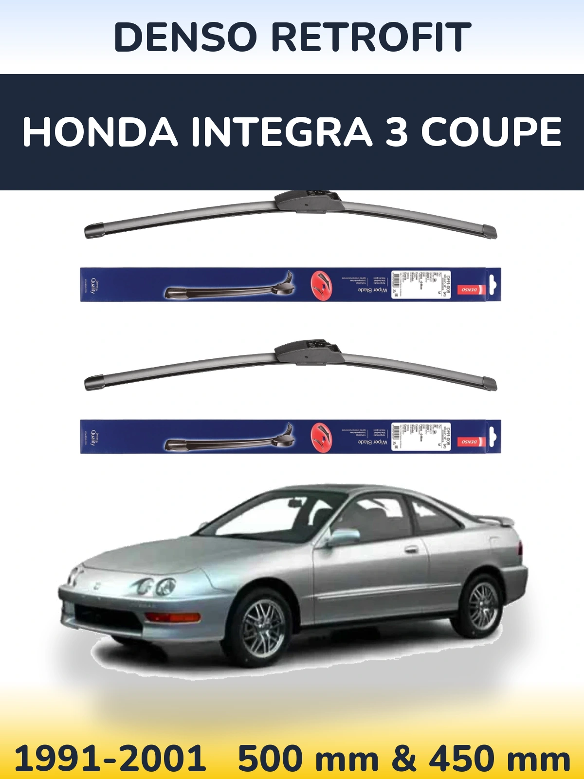Ștergătoare Denso Retrofit pentru Honda Integra 3 coupe
