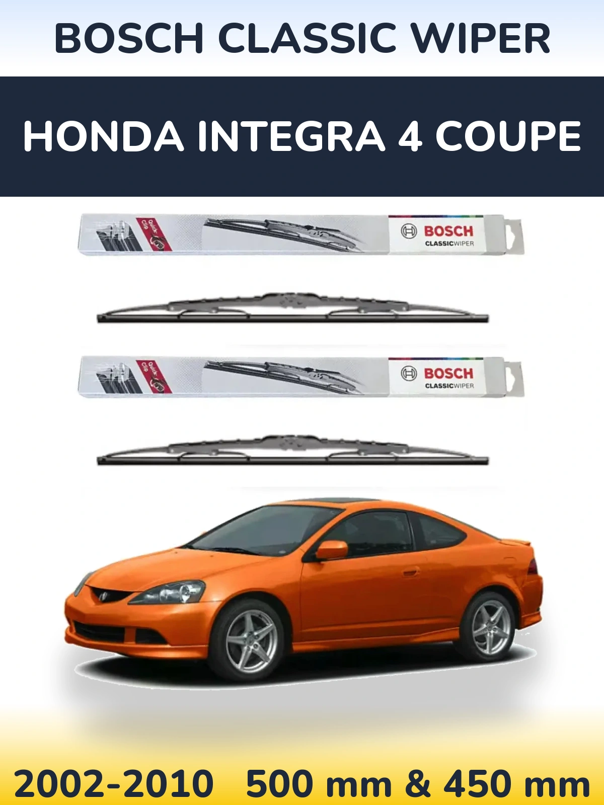 Ștergătoare BOSCH Classic Wiper pentru Honda Integra 4 coupe