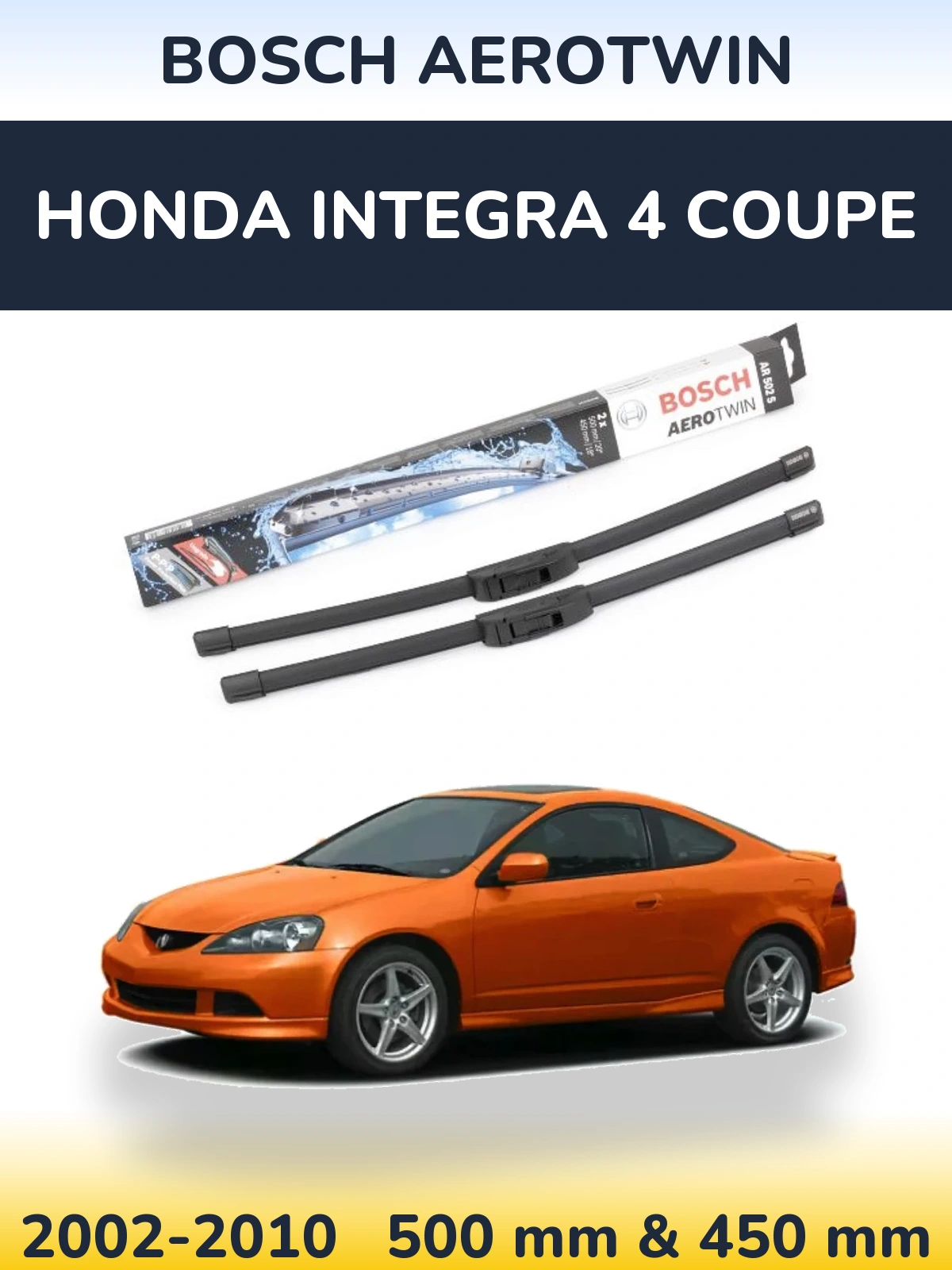 Ștergătoare BOSCH AeroTwin pentru Honda Integra 4 coupe