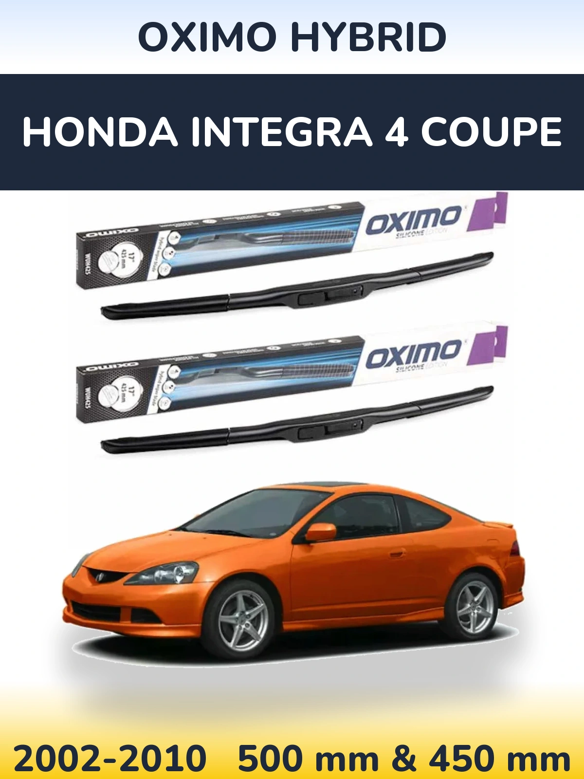 Ștergătoare Oximo Hybrid pentru Honda Integra 4 coupe