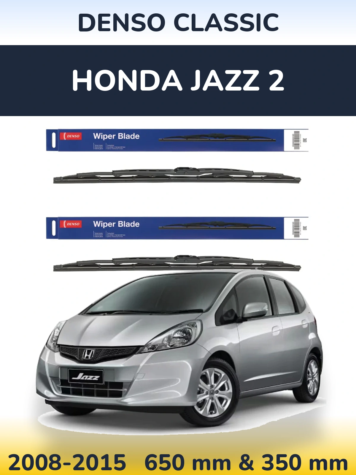 Ștergătoare Denso Classic pentru Honda Jazz 2