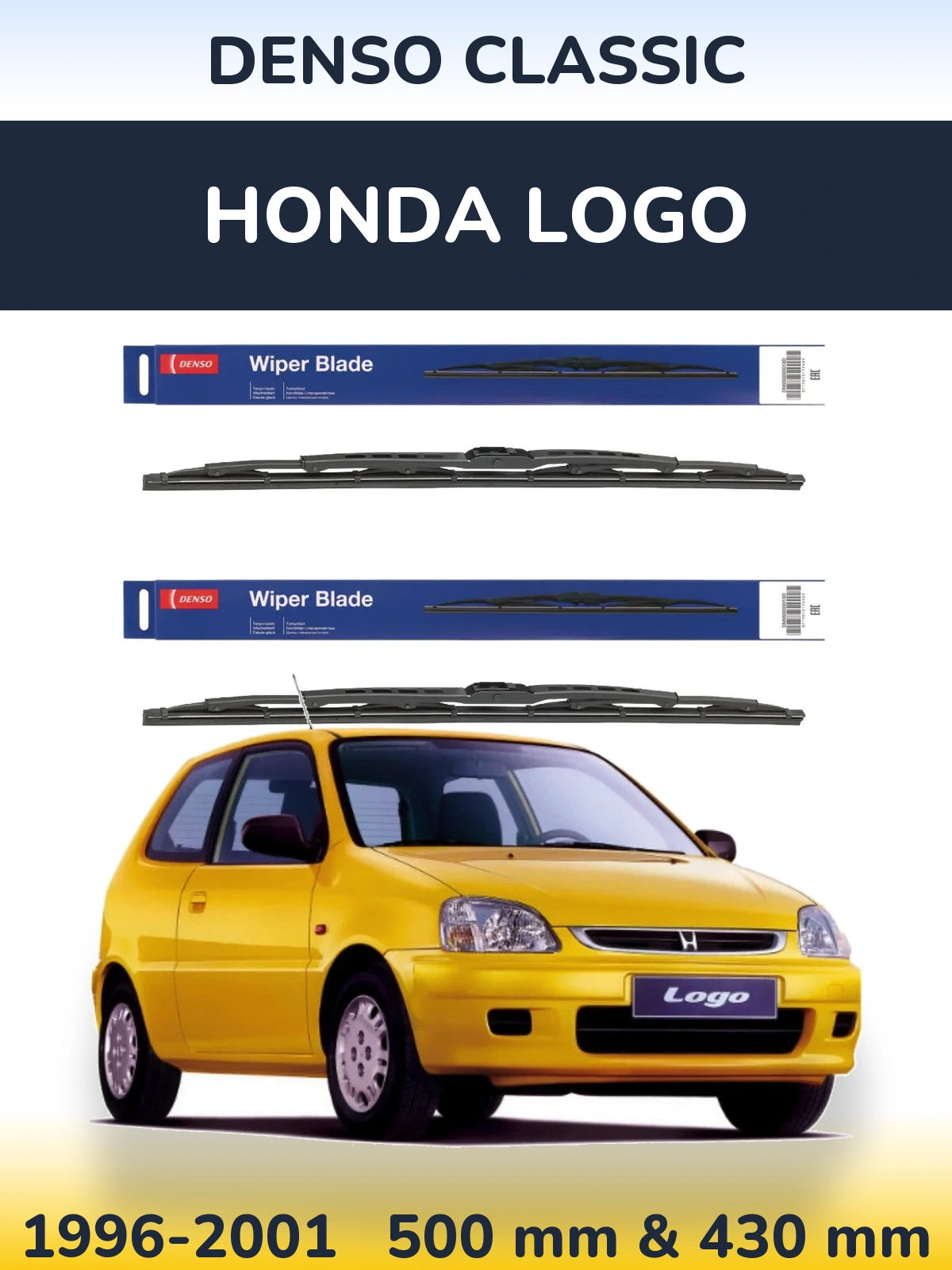 Ștergătoare Denso Classic pentru Honda Logo