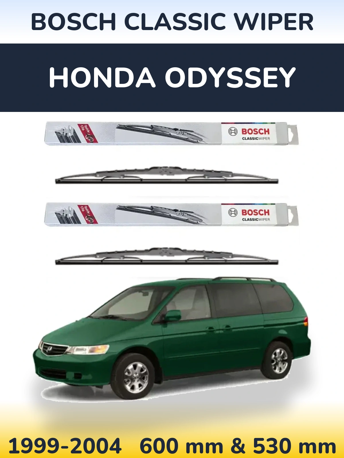 Ștergătoare BOSCH Classic Wiper pentru Honda Odyssey
