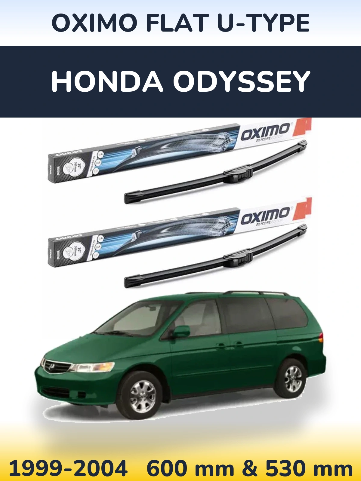 Ștergătoare Oximo Flat U-type pentru Honda Odyssey