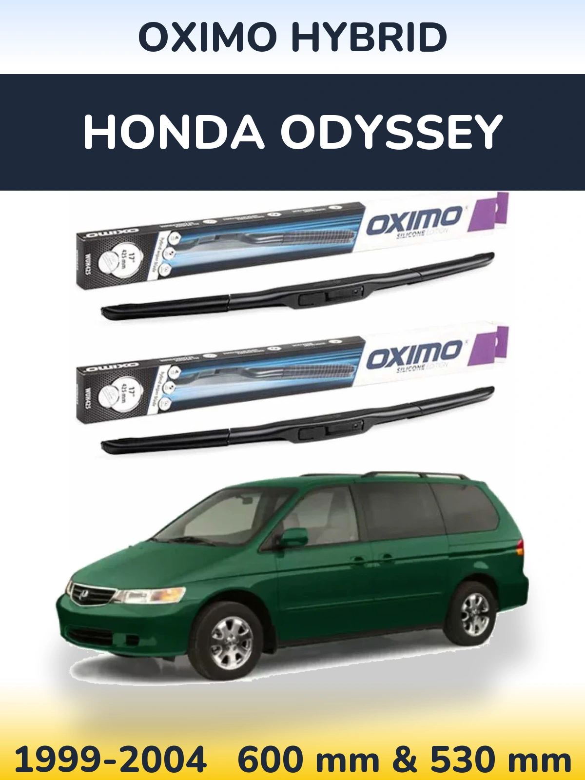 Ștergătoare Oximo Hybrid pentru Honda Odyssey