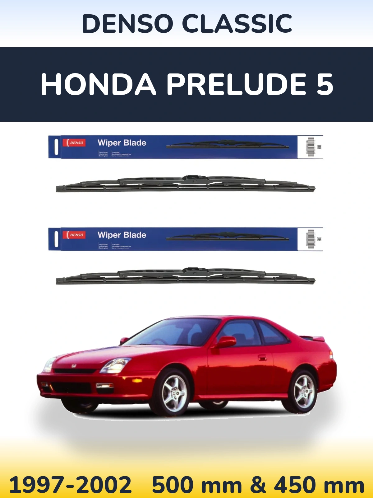 Ștergătoare Denso Classic pentru Honda Prelude 5