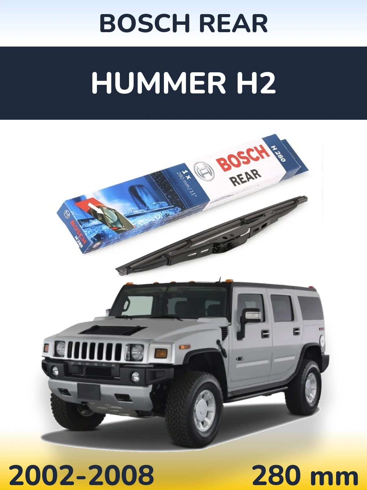 Ștergătoare BOSCH Rear pentru Hummer H2