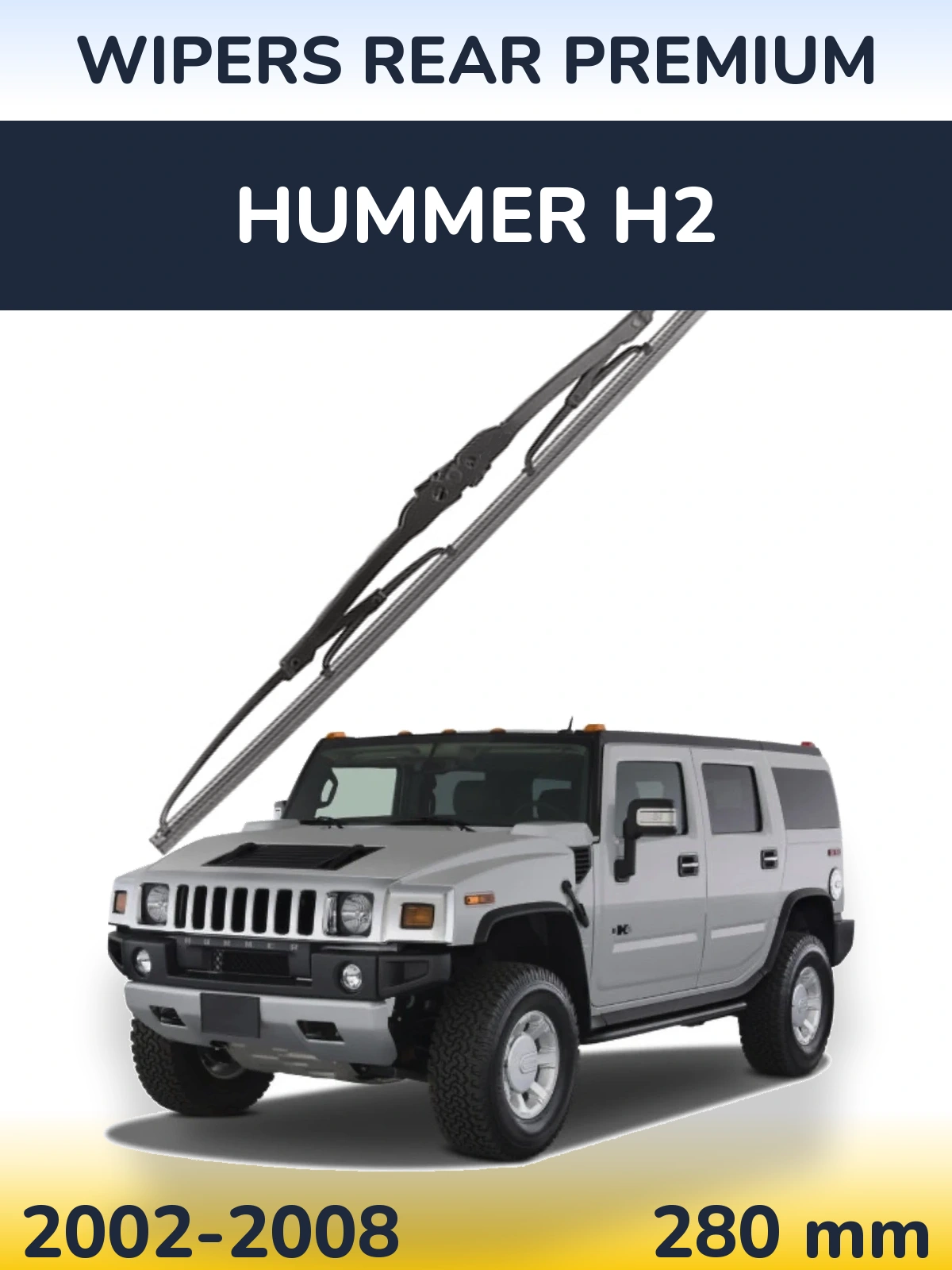 Ștergătoare WIPERS REAR PREMIUM pentru Hummer H2