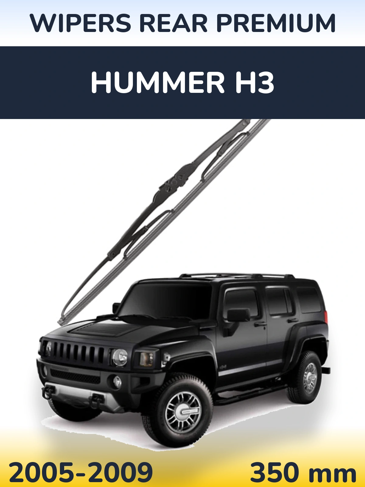 Ștergătoare WIPERS REAR PREMIUM pentru Hummer H3
