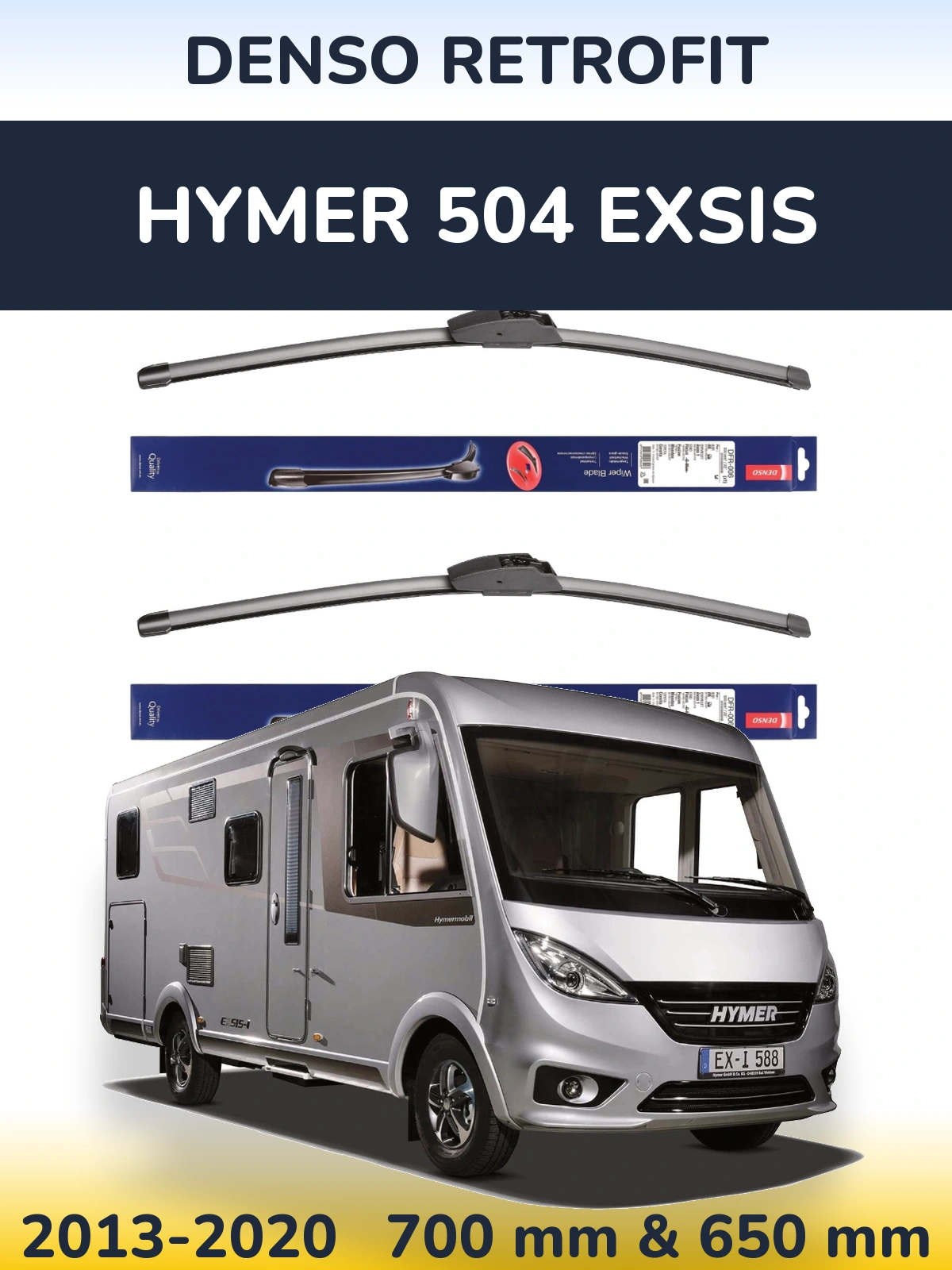 Ștergătoare Denso Retrofit pentru HYMER 504 EXSIS