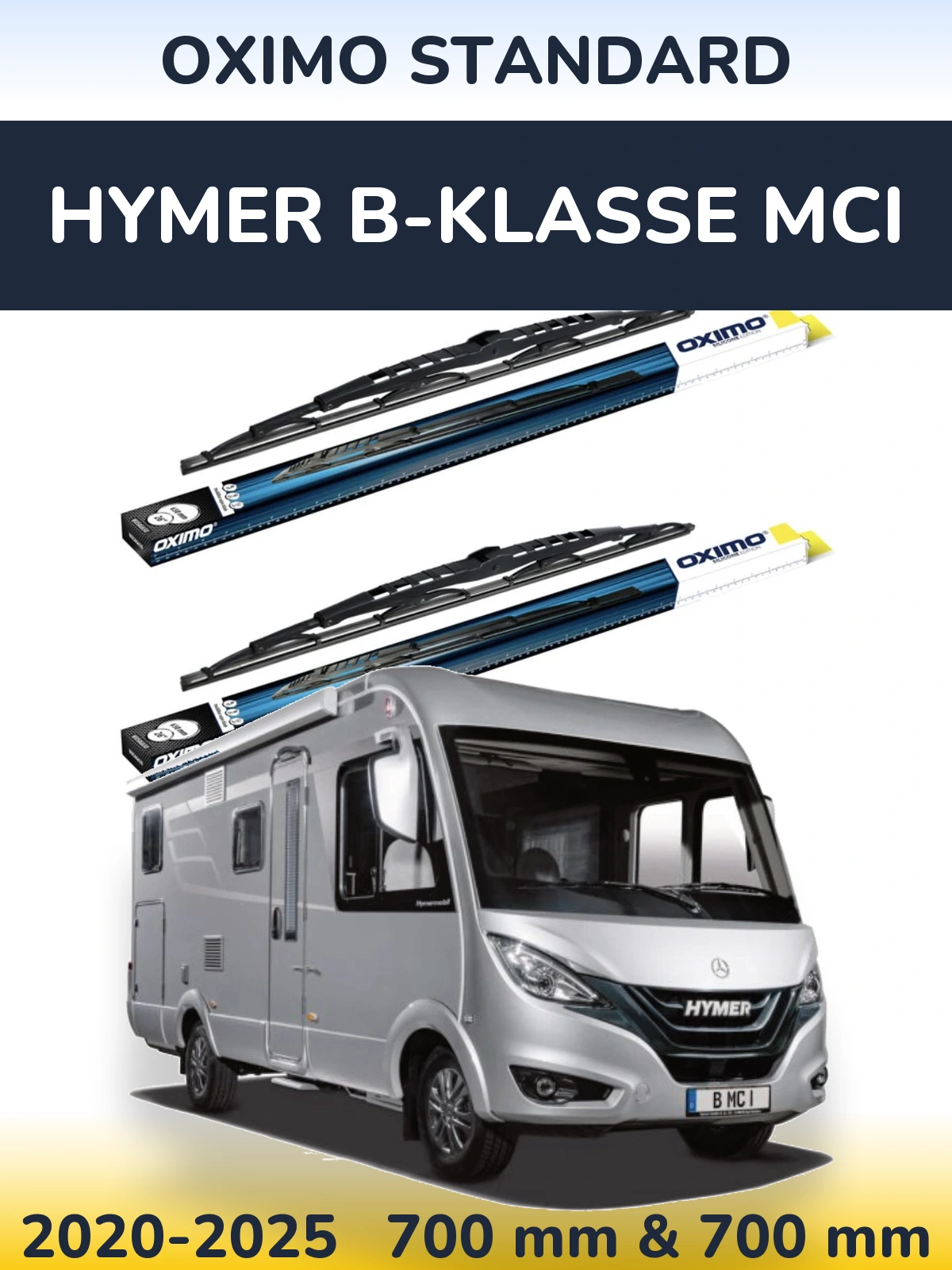 Ștergătoare Oximo Standard pentru HYMER B-Klasse MCI