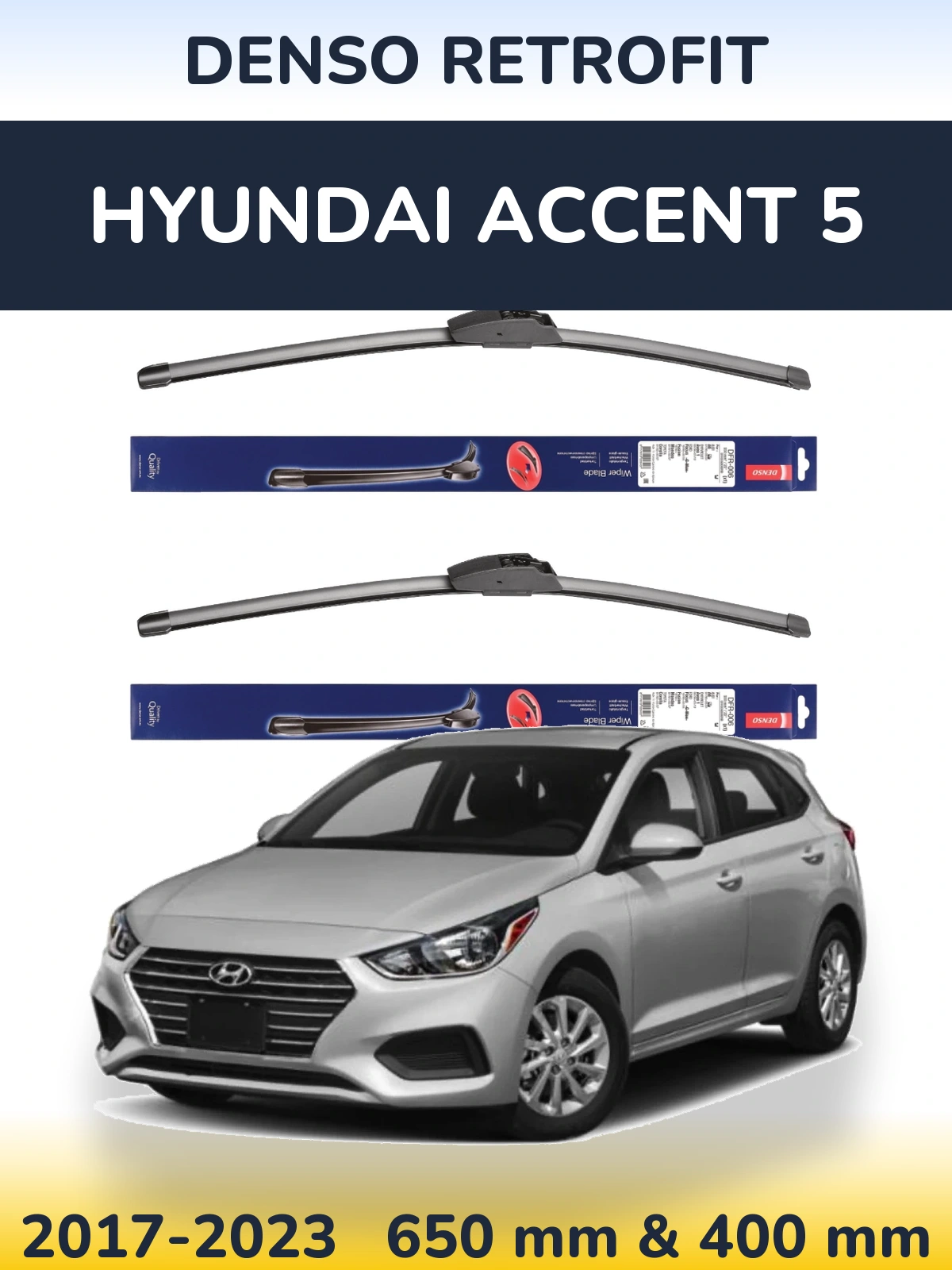 Ștergătoare Denso Retrofit pentru Hyundai Accent 5
