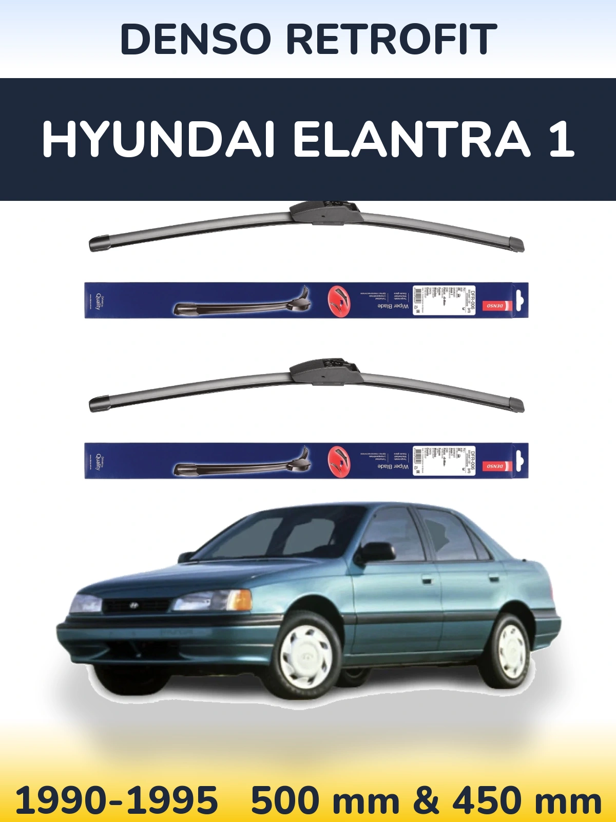 Ștergătoare Denso Retrofit pentru Hyundai Elantra 1