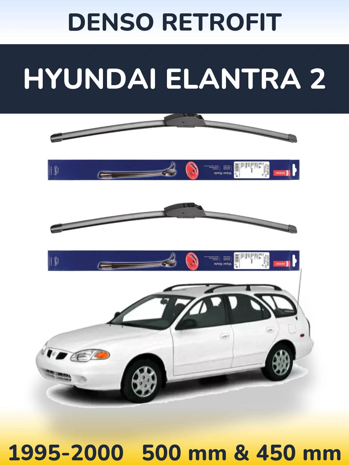Ștergătoare Denso Retrofit pentru Hyundai Elantra 2