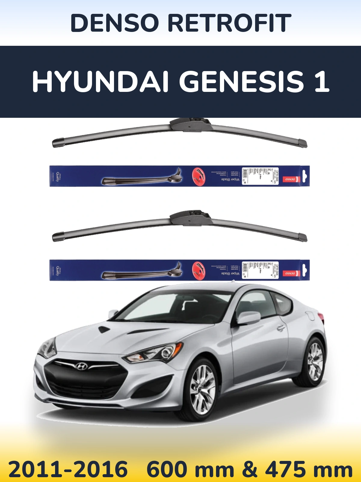 Ștergătoare Denso Retrofit pentru Hyundai Genesis 1