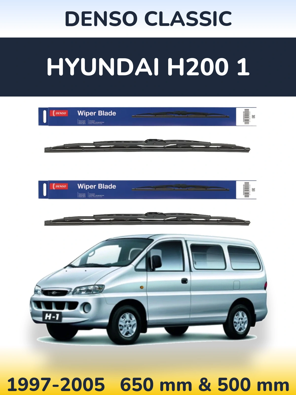 Ștergătoare Denso Classic pentru Hyundai H200 1