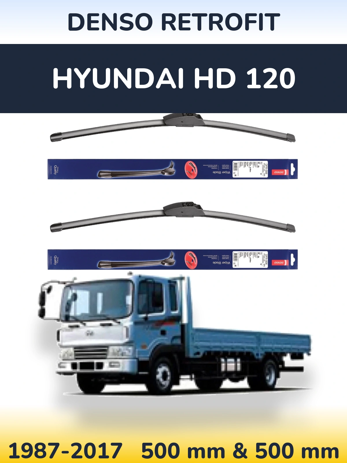 Ștergătoare Denso Retrofit pentru Hyundai HD 120